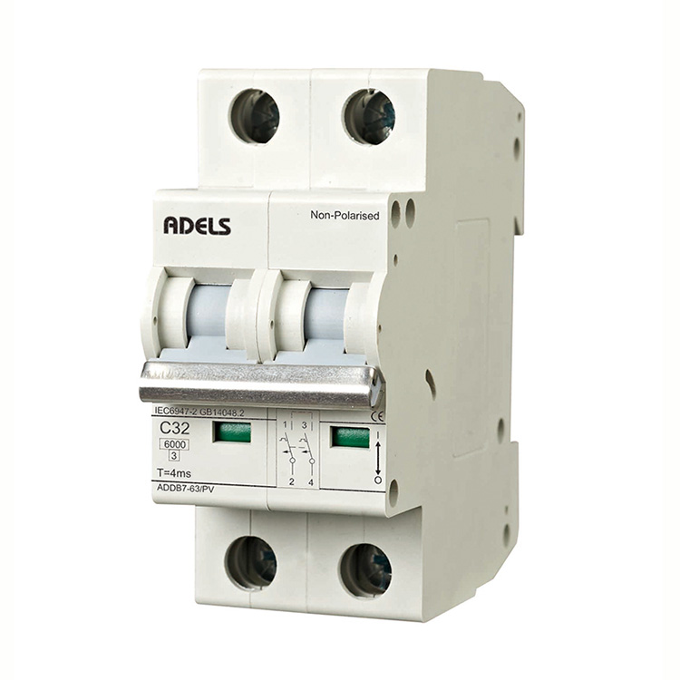 Inatumika Katika Mfumo wa Umeme wa Sola wa Pv Nonpolarity Dc Mini Circuit Breaker